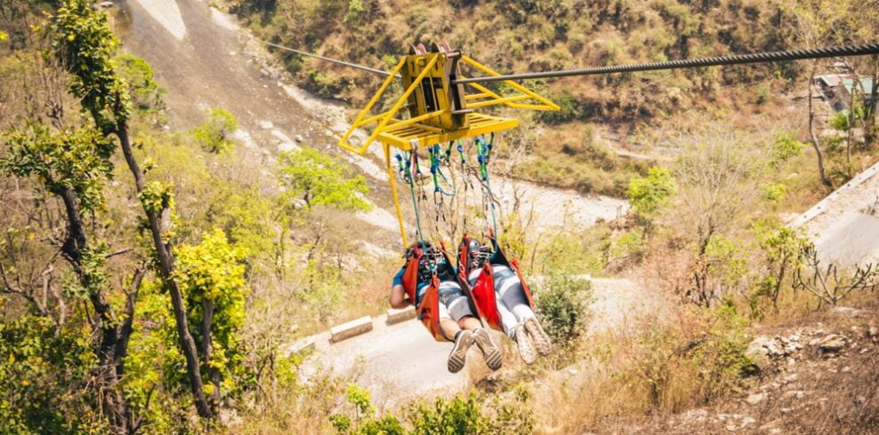 Flying Fox in Rishikesh with Yatra Manager1