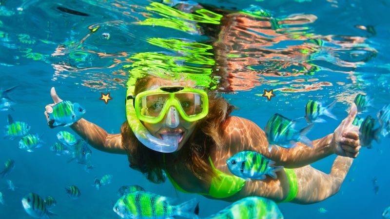 snorkeling in Tanjung Benoa